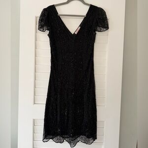 Gatsby Lady Beaded Evening Dress